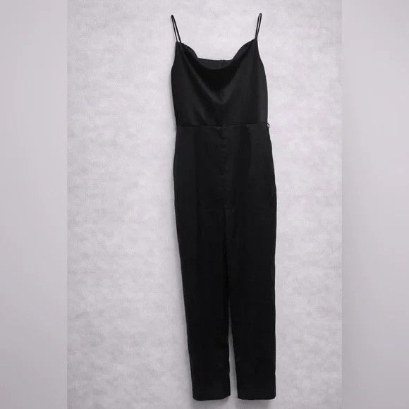 Black Sleeveless Jumpsuit – Women’s Medium Elegant - Picture 1 of 1